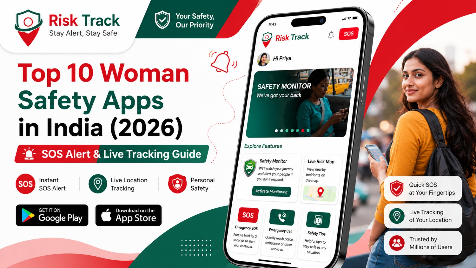 Woman safety apps in India