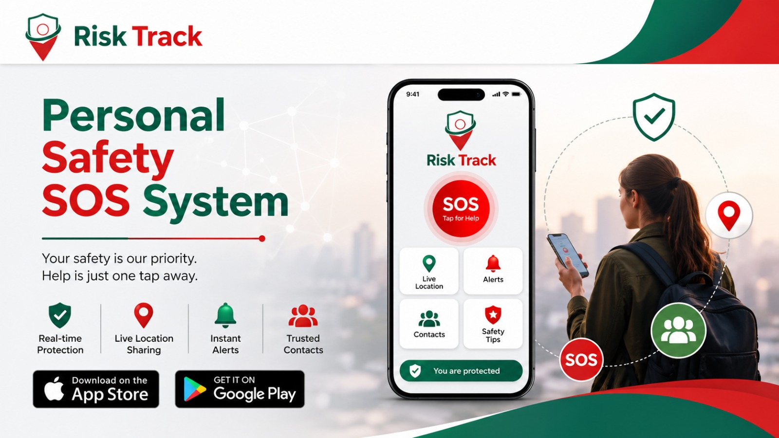 Safety sos system app