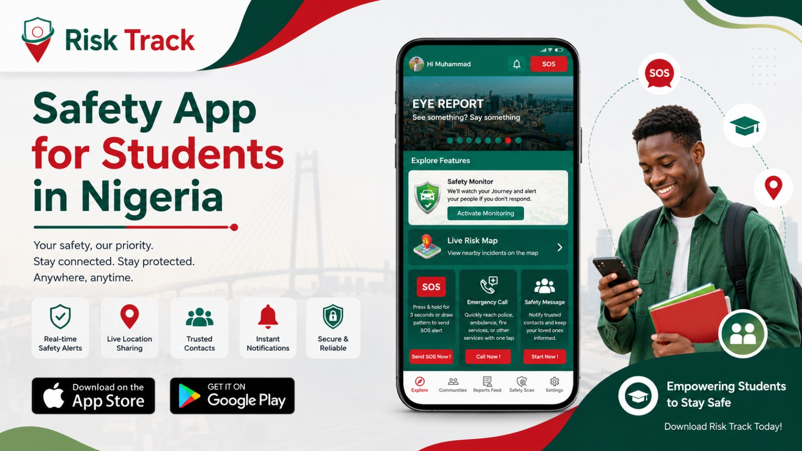 Safety app for students Nigeria